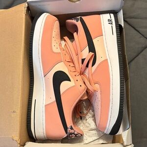 Nike Air Force 1 '07 LE White Black Pink Quartz